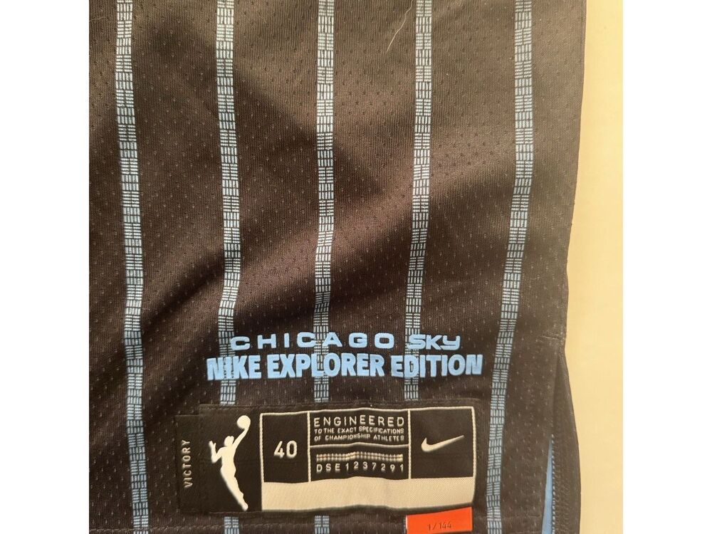 Nike Chicago Sky Angel Reese #5‎ Explorer Edition WNBA Jersey Black Womens Small - Picture 5 of 7